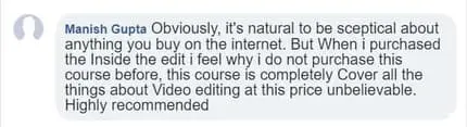 Review screenshot from Manish Gupta