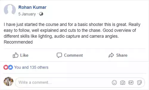 Review screenshot from Rohan Kumar